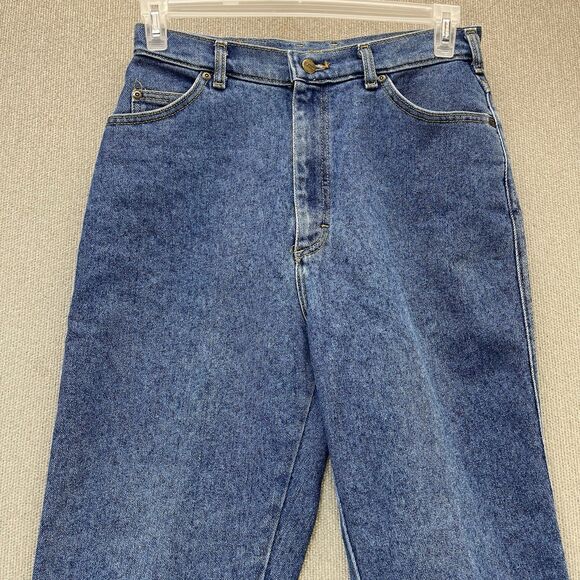 VTG LL Bean Jeans Women’s 12 M Straight Leg Cotton USA Made Freeport Maine - Picture 8 of 15